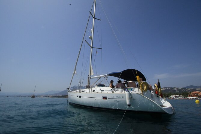 2 Hour Private Sailing Charter in Marbella - Snorkeling Equipment and Paddle Board, Included
