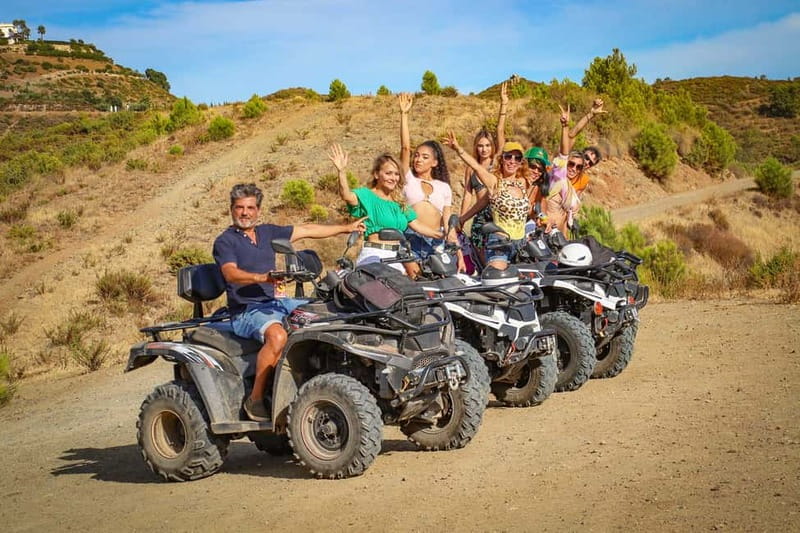 2 hours Quad Tour Marbella - 170€ per Quad up to 2 people - Automatic Quads, Real Safety Briefing, No Fancy Gear Panic