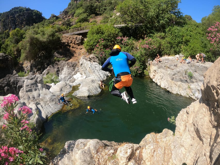 Benahavís: Canyoning Guided Tour at Guadalmina River - Gear, wetsuits, snacks, and insurance: what the $47 gets you