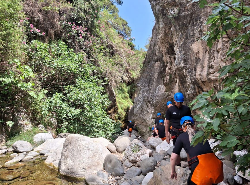 Benahavís: Guided Canyoning Adventure (Benahavís River Walk) - The Canyon of the Angosturas: 2.5 Hours of Real Adventure
