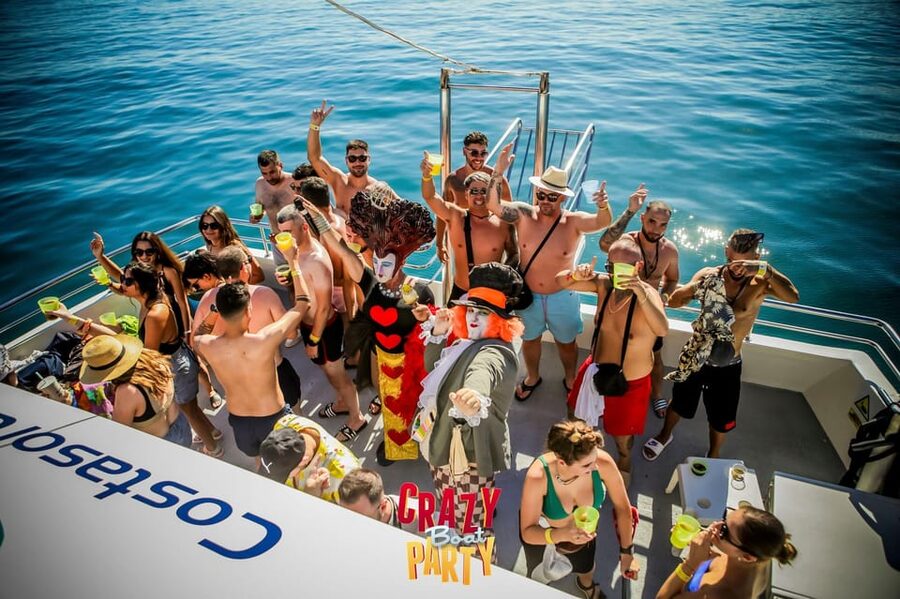 Benalmadena: Boat Party with a Drink - Swimming time is the bonus, but only if the sea cooperates
