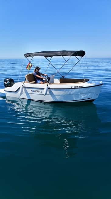 Benalmádena: license-Free Rent Boat for Dolphin Watching - Key points before you book