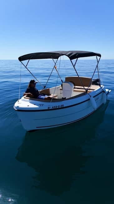 Benalmádena: license-Free Rent Boat for Dolphin Watching - Dolphin watching and swimming stops: where the fun comes from