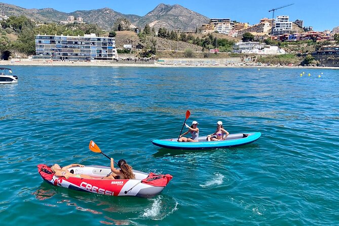 Boat Tour with Snorkeling, Water Slide, Lunch and Pick Up - The rhythm of a Benalmadena boat tour: dolphins, then the shipwreck