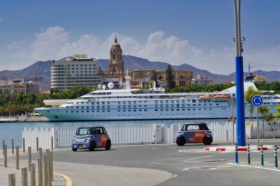 Discover Málaga in 2 Hours: Relaxing Tour by Electric Car - Driving the Citroën Ami: simple controls, real city views