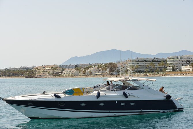 Enjoy the Marbella Coast on the Sunseeker 63 Predator Yacht - Choosing West Toward Puerto Banús or East Toward Cabo Pino