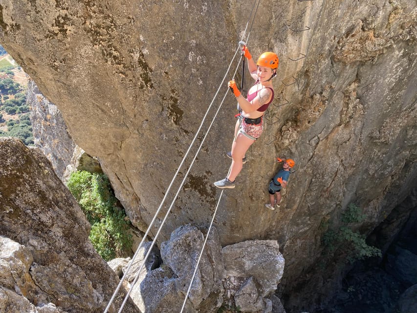From Estepona: Vía Ferrata de Benalauria climbing tour - How hard is it, really, and who should go