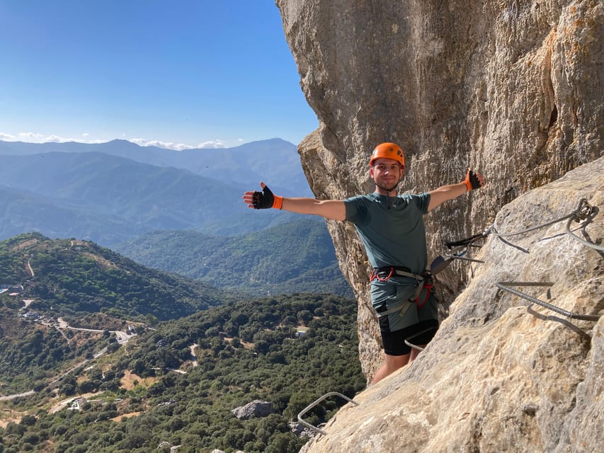 From Estepona: Vía Ferrata de Benalauria climbing tour - Getting to Benalauría, timing, and the meeting point that matters