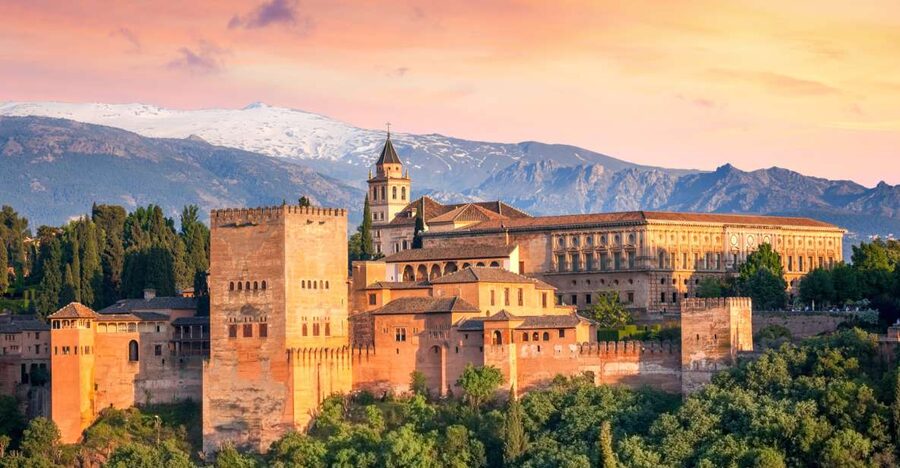 From Malaga: Alhambra Guided Tour with Entry Tickets - Generalife Gardens: fountains, ponds, and that Moorish feel