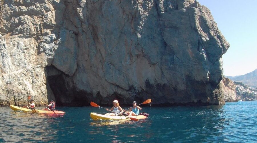 From Málaga: Cliffs of Maro-Cerro Gordo Guided Kayaking Tour - The Cave of the Virgin by kayak, a smuggling stop turned viewpoint