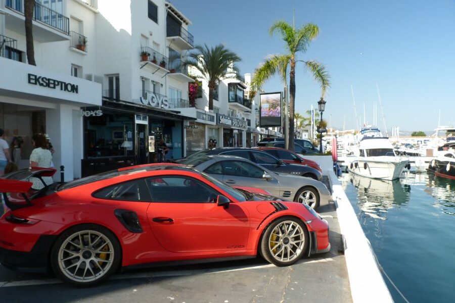 From Malaga or Costa del Sol: Mijas, Marbella & Puerto Banus - Golden Mile to Puerto Banús: The Luxury Yacht View Drive