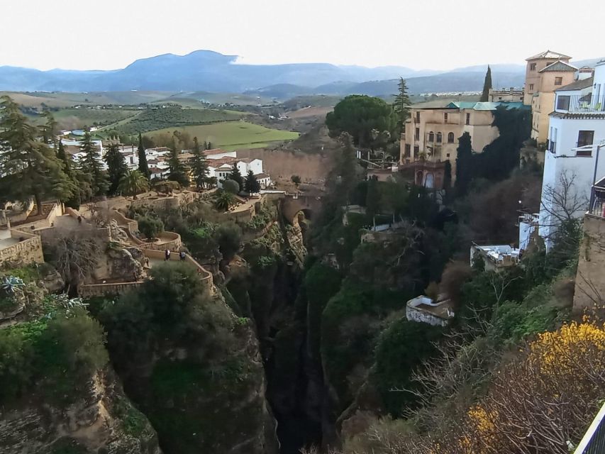 From Málaga: Ronda+Setenil de las Bodegas with Little Train - Ronda: Alameda del Tajo Views, Bullring History, and Old Town Strolls