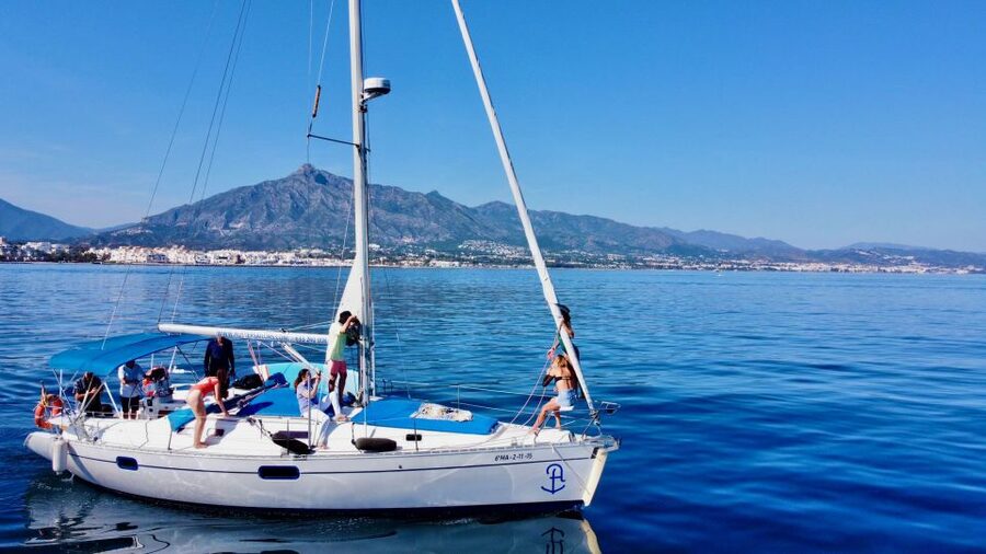 From Marbella: Private and Group Sailboat Cruise & Drinks - Best for: couples, groups, and hen party energy that doesn’t feel chaotic