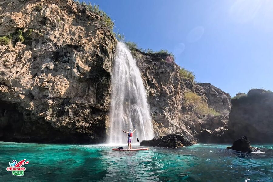 From Nerja: Guided Paddle Surf Cliffs and Maro Waterfall - Where You Start at Educare Aventura, Playa de Burriana