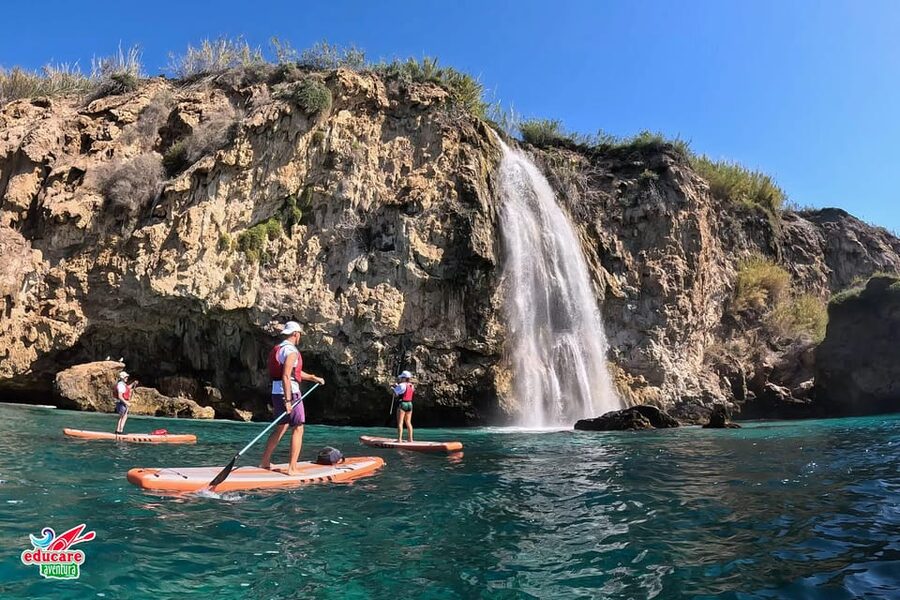 From Nerja: Guided Paddle Surf Cliffs and Maro Waterfall - The Paddle Along the Cliffs of Maro-Cerro Gordo