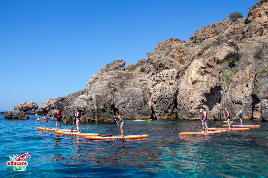 From Nerja: Guided Paddle Surf Cliffs and Maro Waterfall - SUP Skills First: How You Learn to Stand and Paddle