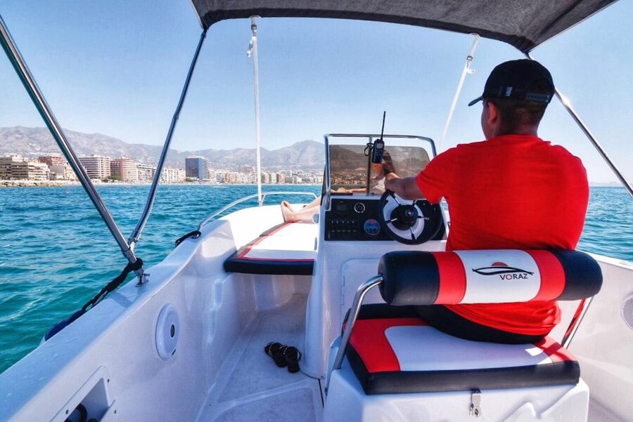 Fuengirola: Best Boat Rental without License - The boat basics: 5 meters, beginner-friendly power, included gear