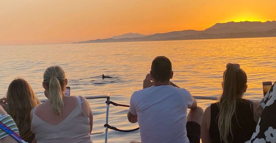 Fuengirola: Sunset Boat Tour with a Drink - Meeting FUENGIROLA SEA TRIPS and Getting On Board Fast