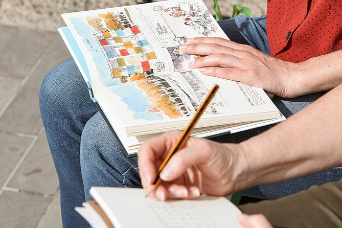 I DRAW Malaga: Art and Drawing Lesson - by OhmyGoodGuide! - Where You Start: Colors Cube in Muelle Uno