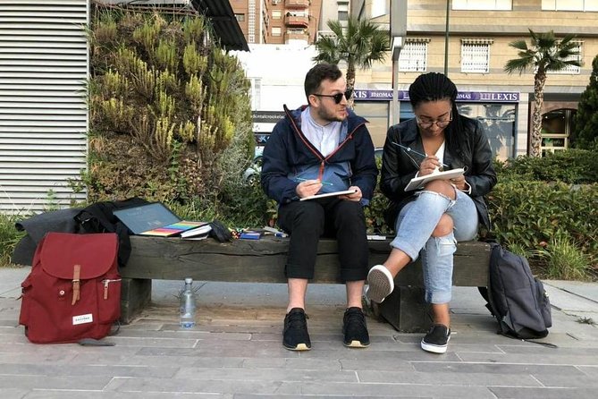 I DRAW Malaga: Art and Drawing Lesson - by OhmyGoodGuide! - The Teaching Style: Step by Step Urban Sketching