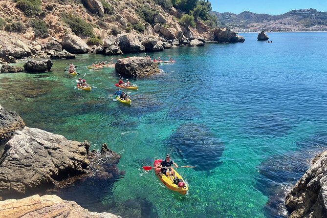 Kayak and Snorkeling Excursion in Maro Cerro Gordo Cliffs - Timing Changes and Weather Cancellations: Plan Smart on the Costa del Sol
