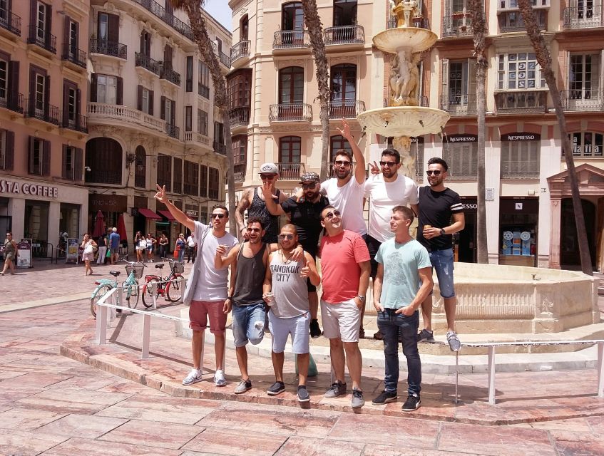 Malaga: Bachelorette Party Treasure Hunt - Plaza de la Merced, Teatro Cervantes, and the Pericón garden moment