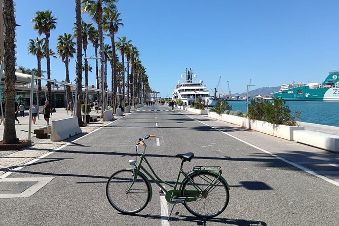 Malaga Bike Tour - Wine & Tapas - Plaza de la Merced and Malaga wine: a real pause, not a sales pitch
