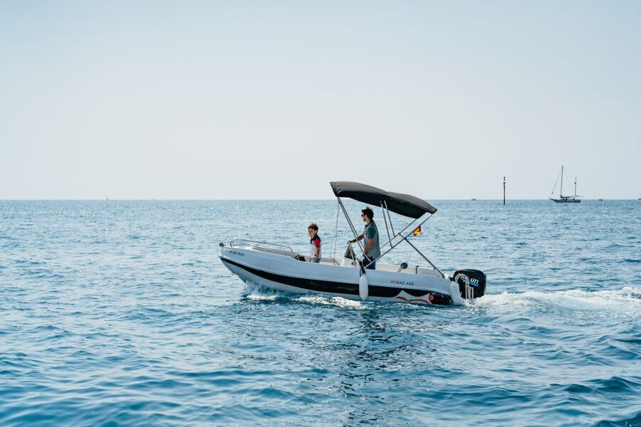 Malaga: Boat Rental without a License for Dolphin Watching - What you actually get on board: comfort, shade, and audio