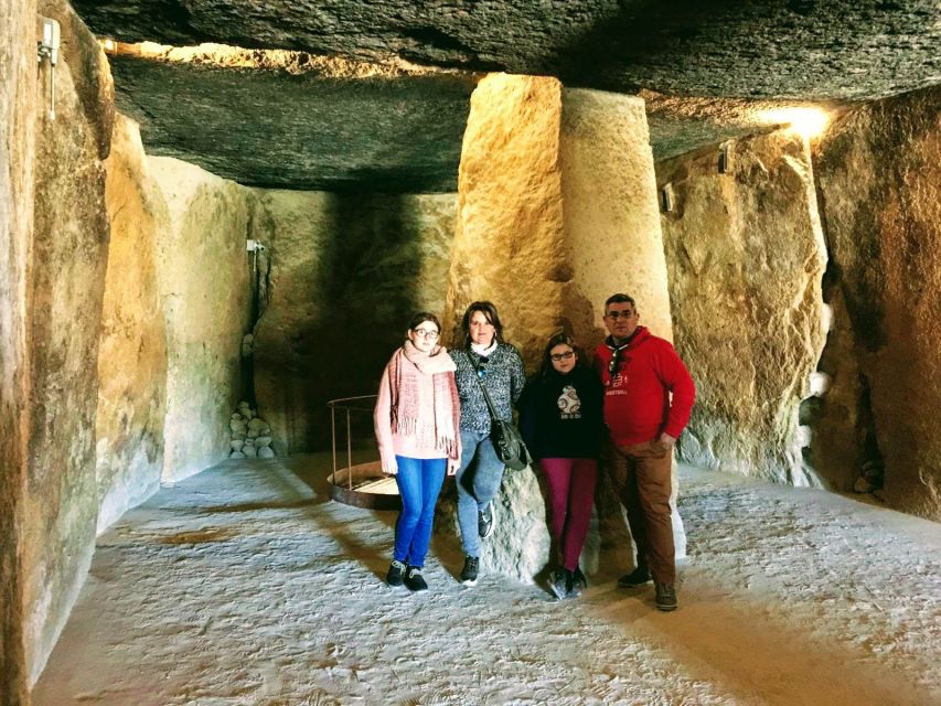 Málaga: Dolmens and El Torcal de Antequera Guided Day Trip - Antequera free time: use the bus card, then wander
