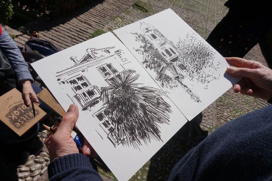Malaga: Drawing & Painting Lesson Outdoors - Price and value: what $65 buys you in Malaga