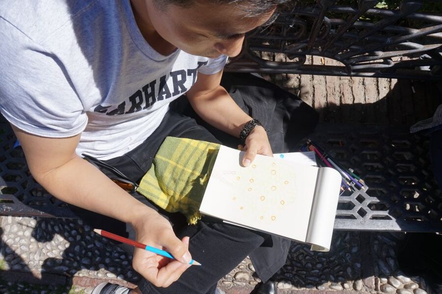Malaga: Drawing & Painting Lesson Outdoors - The pace: 1.5 hours of creative momentum