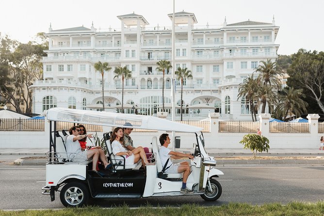 Malaga Expert Tour with Local Guide in Eco Tuk Tuk Private - La Malagueta Beach and Baños del Carmen: Sea Air Without the Long Walk