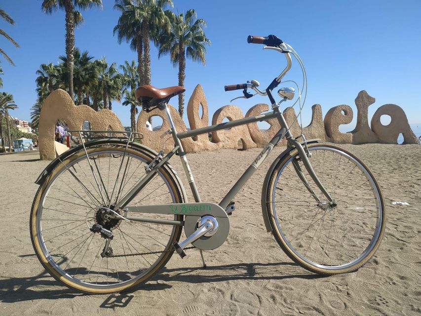 Malaga: Guided Bike Tour - Playa de La Malagueta and Pedregalejo, beach walking time without the logistics