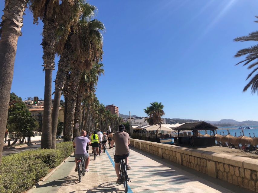 Malaga: Guided E-Bike Tour - Climbing toward Gibralfaro, where the city opens up