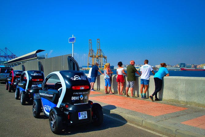Malaga Highlights by Electric Car with Port Pick up - Driving for Two Hours: The Fun Part (and the Rules)