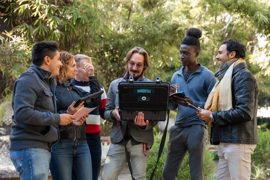 Malaga: Outdoor Escape Game Operation Mindfall - iPad Maps, Street Clues, and Augmented Reality Moments
