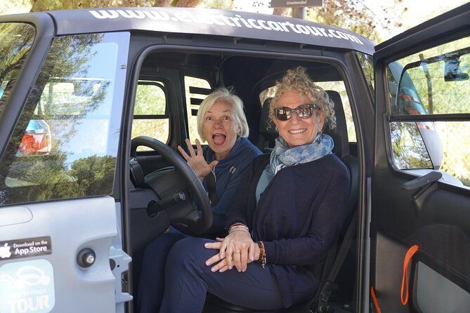 Málaga Sunset & Night Tour by Electric Car - La Manquita and the Malaga Museum stop