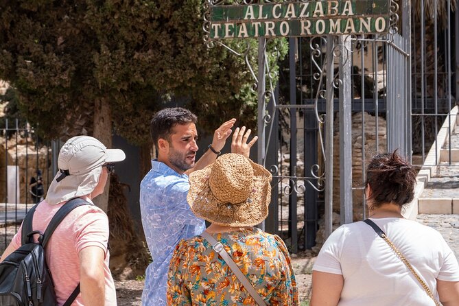 Malaga Walking Tour, Roman Theatre and Alcazaba with Tickets Included - Picasso Stops: entrance views and street-level context