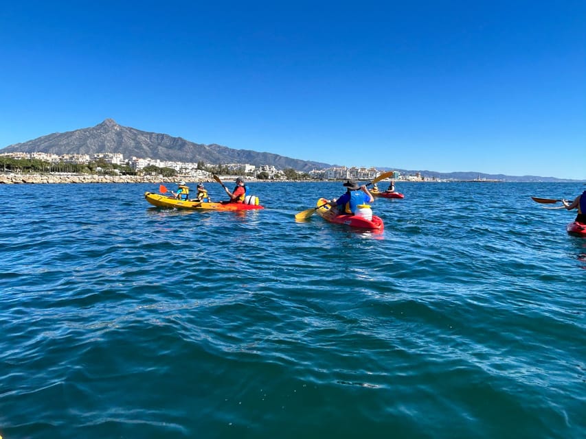 Marbella: Guided Kayak Tour in Puerto Banús - Fitness Level, Safety, and Who This Tour Fits
