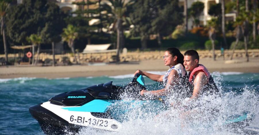 Marbella: Jet Ski at the Golden Mile - Where You Start, Puerto Deportivo de Marbella (Old Town)