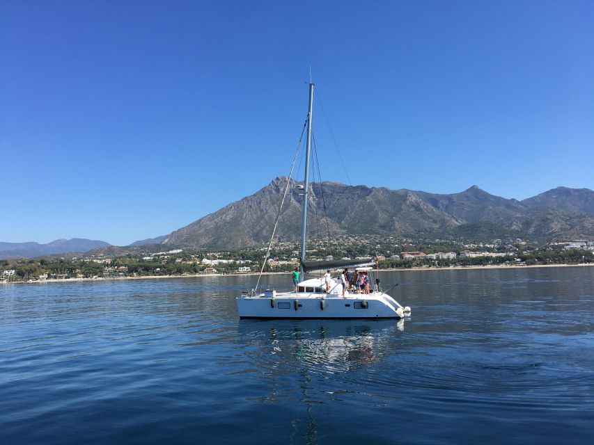 Marbella: Private Cruise in Catamaran - Marbella From the Water on Daria, the Lagoon 380 Catamaran