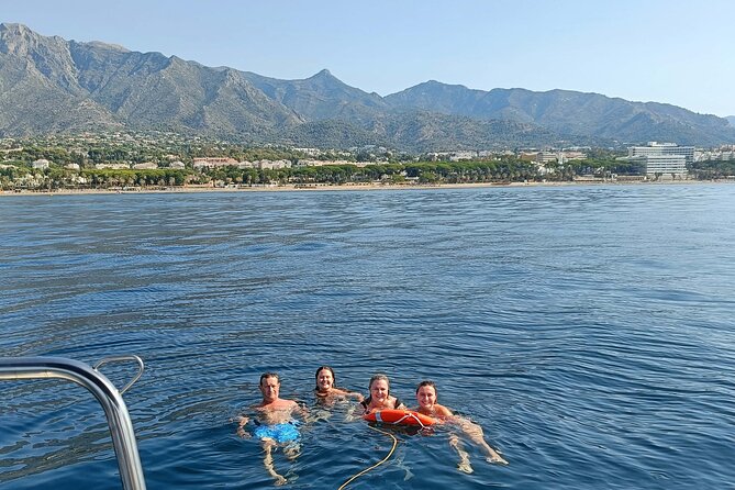 Marbella Private Sailboat: Navigation, Bath and Snacks (10 pax) - Price and value for a private 3-hour boat day