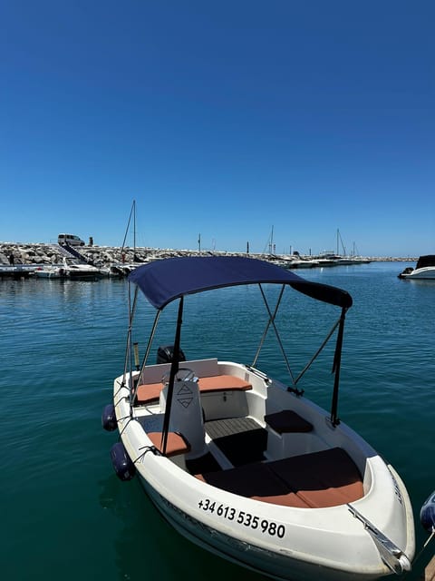 Marbella: Puerto Banús Boat Rental with No License Needed - Price for a Group Up to 5: Value You Can Actually Measure