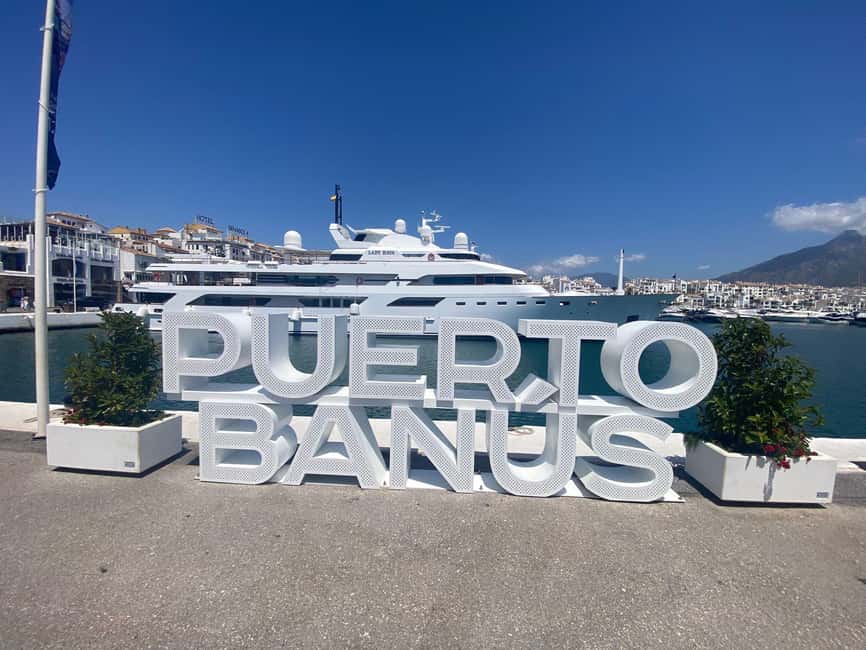 Marbella: Puerto Banus Night Life Walking Tour - Where you meet in Puerto Banus (and how to avoid the classic timing headache)