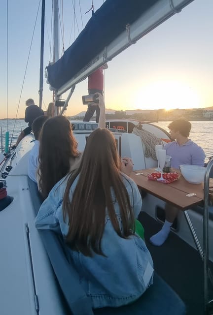 Marbella: sunset sailboat trip Drinks-Snacks,2 hour - Dolphins and the coastline: what to expect realistically