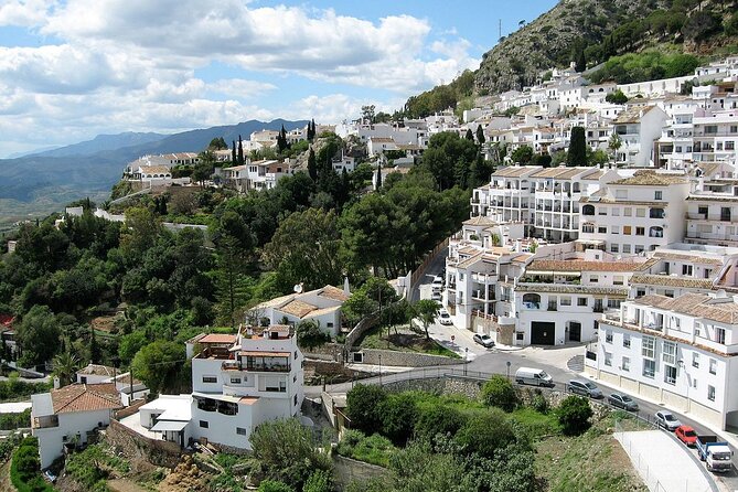 Mijas: Panoramic city tour in an electric Tuk Tuk - The heart of old Mijas: San Sebastian church, old town hall, and a central square