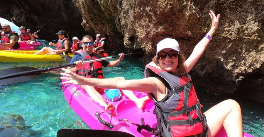 Nerja: Cliffs of Maro-Cerro Gordo Guided Kayak Tour - Choosing the Short vs Long Route for the Best Views