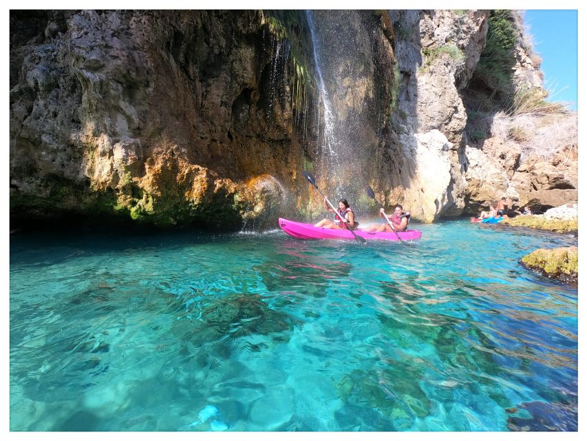 Nerja: Cliffs of Maro-Cerro Gordo Guided Kayak Tour - Swim and Snorkel Stops in Clear Water (Not a Random Splash)