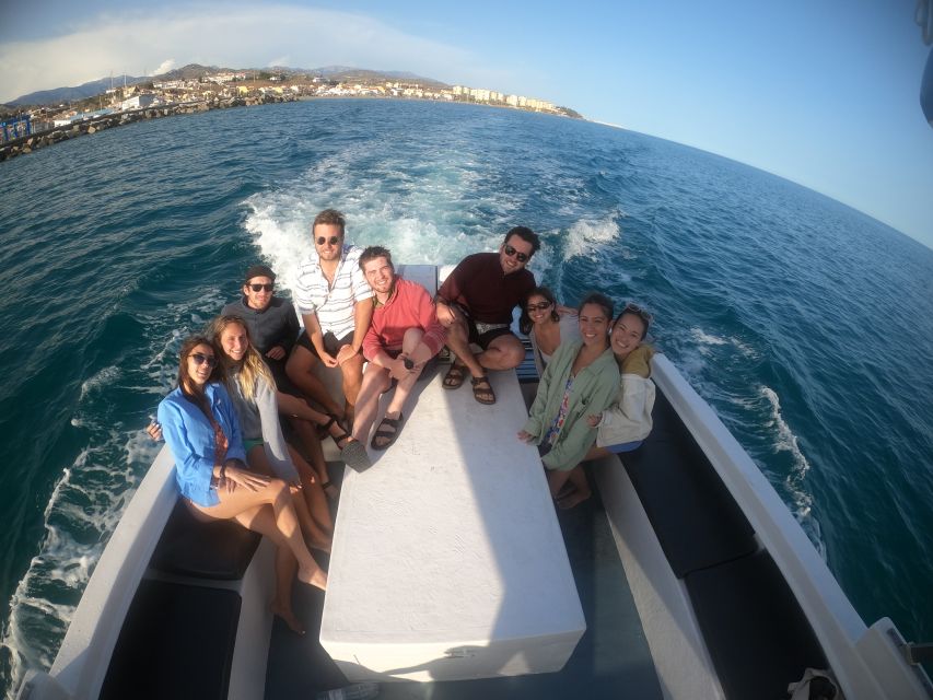 Nerja: Maro Waterfall Boat Trip with Paddleboarding & Drink - GoPro photos and videos make this feel like a paid memory, not a DIY day