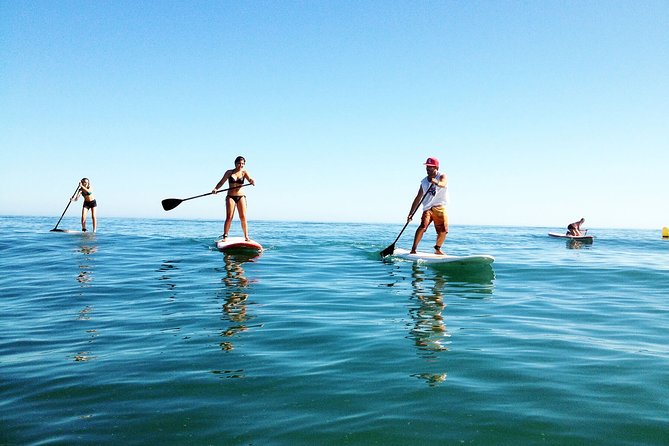 Paddle Boarding Tour on the beautiful Marbella Coast - Wetsuit, Swim Breaks, and Keeping Comfortable for Two Hours